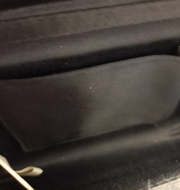 Black Envelope Style Bag With Pearls - Picture 8 of 9